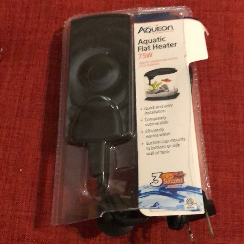 Aquatic flat heater